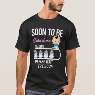 Matching Pregnancy Announcemen Soon To Be Grandma T-Shirt