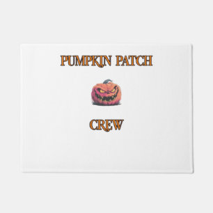 Matching Pumpkin Patch Crew For Family Trip Classi Doormat