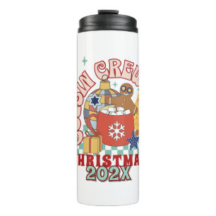 Matching retro cousin crew Christmas kids Thermal Tumbler