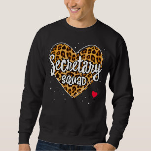 Matching Secretary Squad Or Team Back To School Ad Sweatshirt