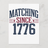 Matching Since 1776 250th Anniversary 4th of July