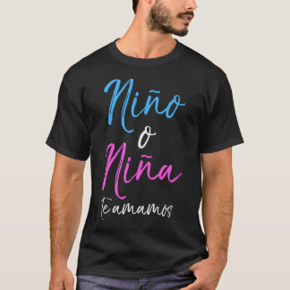 Matching Spanish Gender Reveal Shirts Niño o Niñ