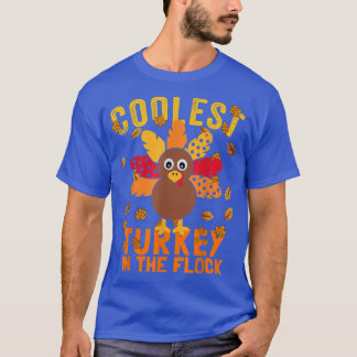 Matching Thanksgiving Cutest Coolest Turkey In The T-Shirt