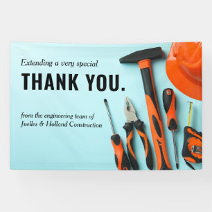 Matching Toolset Construction   Minimal Thank You Banner