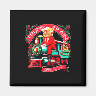 Matching Trump Train Coming To Town Trump 2024 Xma Magnet