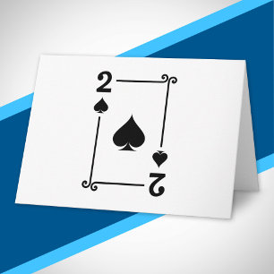 Matching Two Spades Suit Playing Cards Modern 2