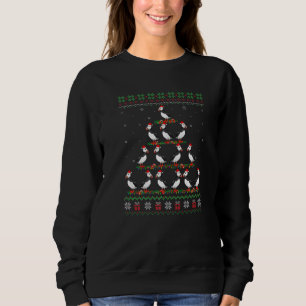 Matching Ugly Christmas Ornament Decor Xmas Puffin Sweatshirt