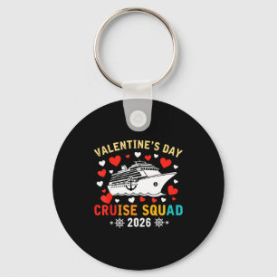Matching Valentines Cruise Squad 2026 Cruise Ship  Key Ring