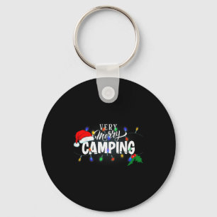 Matching Very Merry Camng Christmas Key Ring