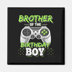 Matching Video Game Birthday Brother Of The Birthd Magnet