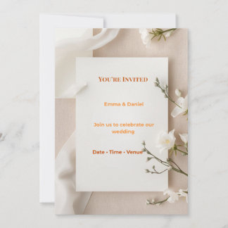 Matching Wedding Invitation RSVP and Thank You Car