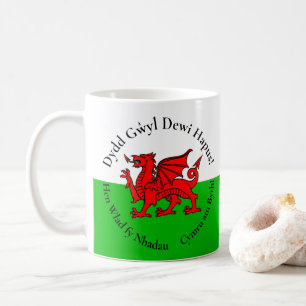 Matching Welsh Dragon St David's Day Coffee Mug