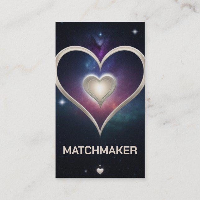 Matchmaker Celestial Heart Business Card (Front)