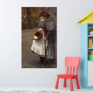 Matchstick Girl Poor Disabled Markets on Street   Poster