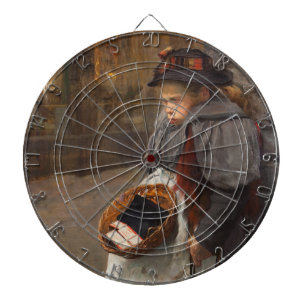 Matchstick Girl Poor Street Urchin Urban Poverty   Dartboard