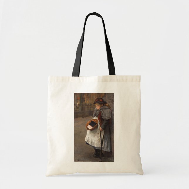 Matchstick Girl Poor Street Urchin Urban Poverty   Tote Bag (Front)