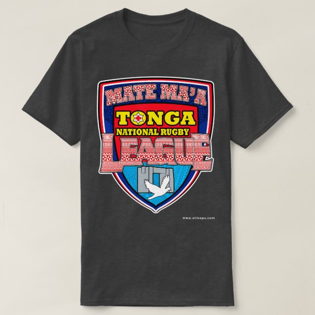 Mate Maa onga Rugby League  onga Rugby eam  T-Shirt (Design Front)