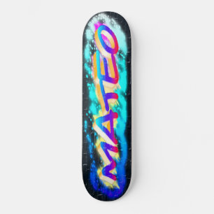 MATEO Customised Graffiti Skateboard
