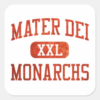 Mater Dei Monarchs Athletics Square Sticker
