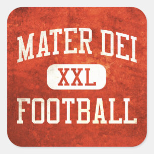 Mater Dei Monarchs Football Square Sticker
