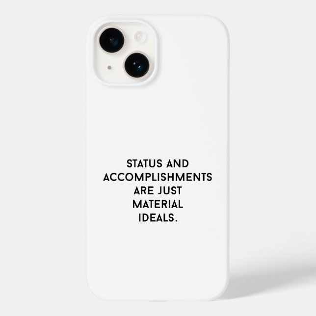 Material Ideals iPhone Case (Back)