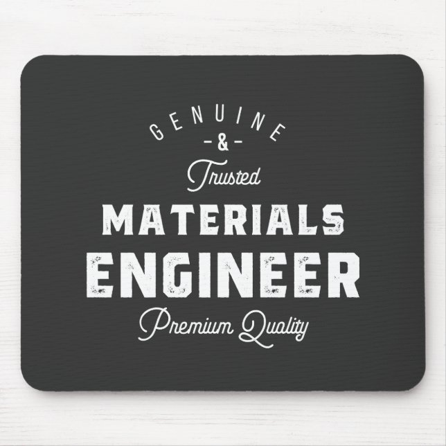 materials engineer gift mouse pad (Front)