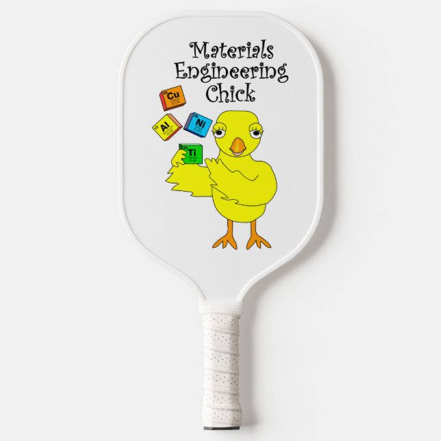 Materials Engineering Chick  Pickleball Paddle (Front)