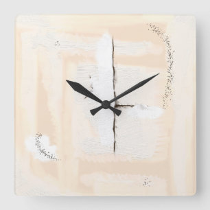 Materic two square wall clock