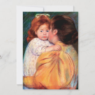 Maternal Kiss Mary Cassatt Card