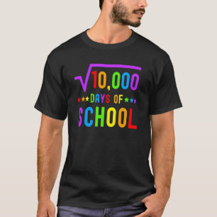Math 100 Days Of School Math Teacher 100 Days of S T-Shirt