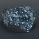 Math Abstract Tie<br><div class="desc">Blue-grey pattern of numbers and digits floating in an abstract graph and geometry design. Looks really cool,  but won't help on your algebra test.  Perfect subtle tie for math teachers and other number-cruncher professionals.</div>