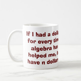 Math Algebra Mug