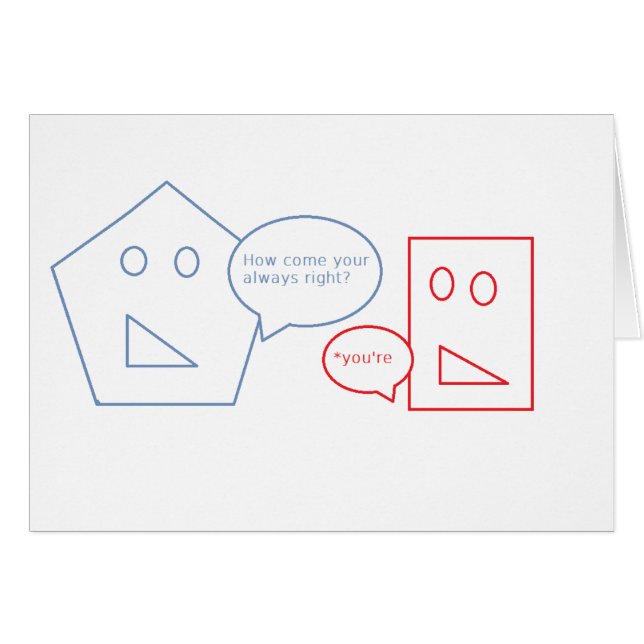 Math and English Pun (Front Horizontal)