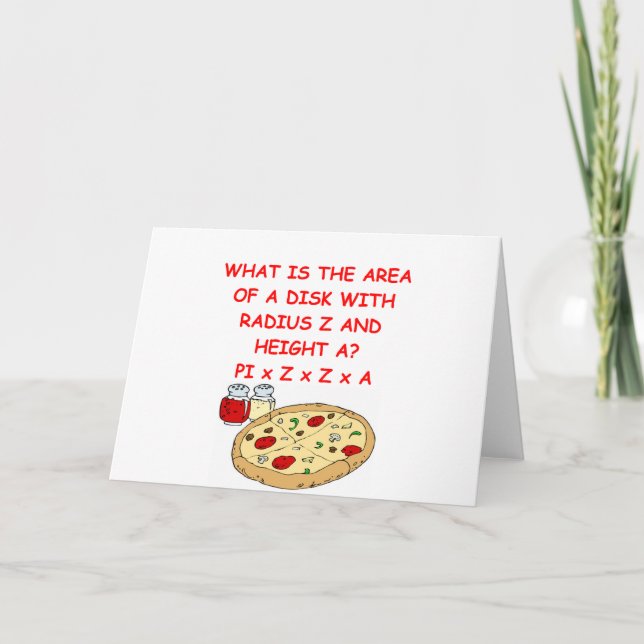 math and pizza card (Front)
