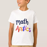 Math Antics Colourful Logo T-shirts<br><div class="desc">Now you can look like the host of Math Antics! And who wouldn't want that?</div>