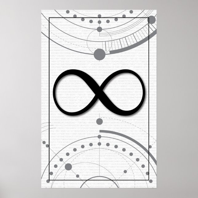 Math Art - Infinity Poster (Front)
