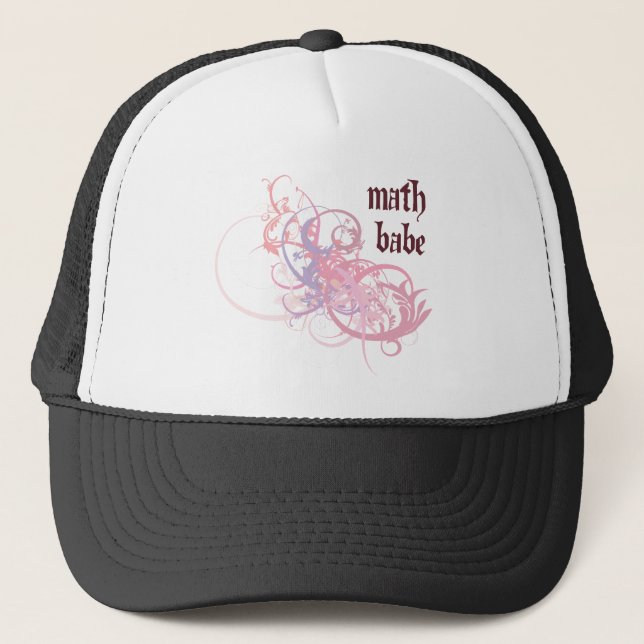 Math Babe Trucker Hat (Front)