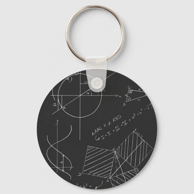 Math blackboard key ring (Front)