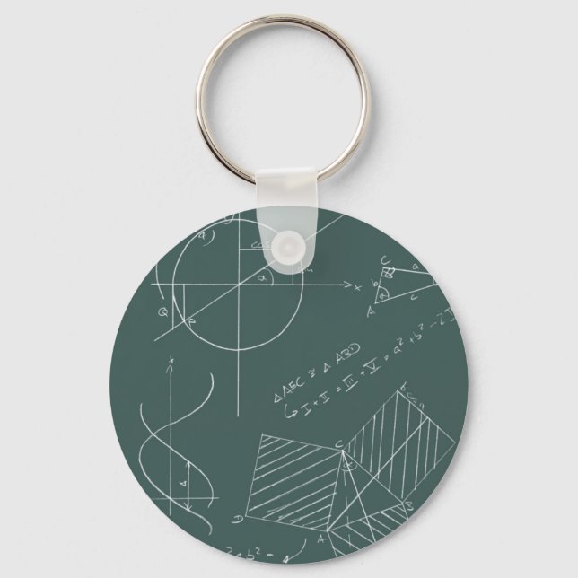 Math blackboard key ring (Front)