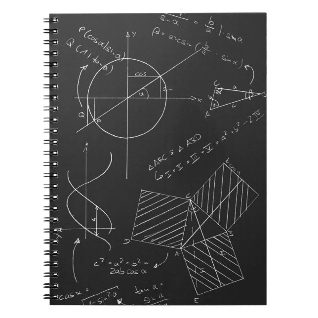 Math blackboard notebook (Front)