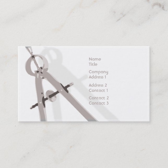 Math - Business Business Card (Front)