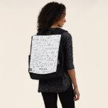 Math Calculations and Graphs Personalised Backpack<br><div class="desc">Math and statisticians design pattern backpack for any nerd. Add a name by clicking the "Personalise" button. A perfect blend of style and functionality. Features a unique pattern background, this bag adds a pop of personality to your everyday ensemble. Whether you're running errands or exploring the city, its adjustable strap...</div>