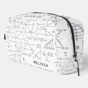 Math Calculations and Shapes Personalised Name Dopp Kit