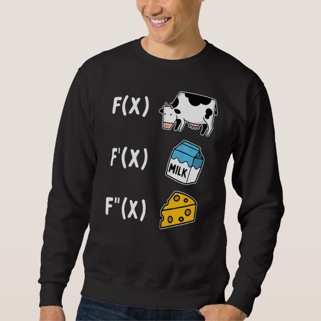 Math Cheese Formulas Sweatshirt (Front)