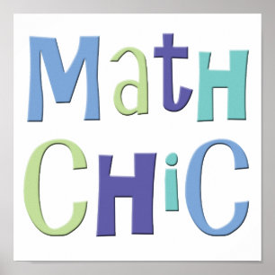 Math Chic Poster