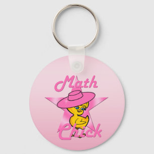 Math Chick #8 Key Ring