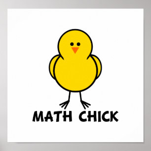 Math Chick Poster