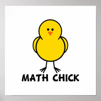 Math Chick Poster