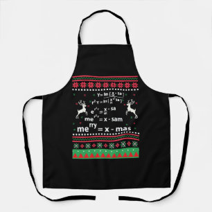 MATH CHRISTMAS APRON