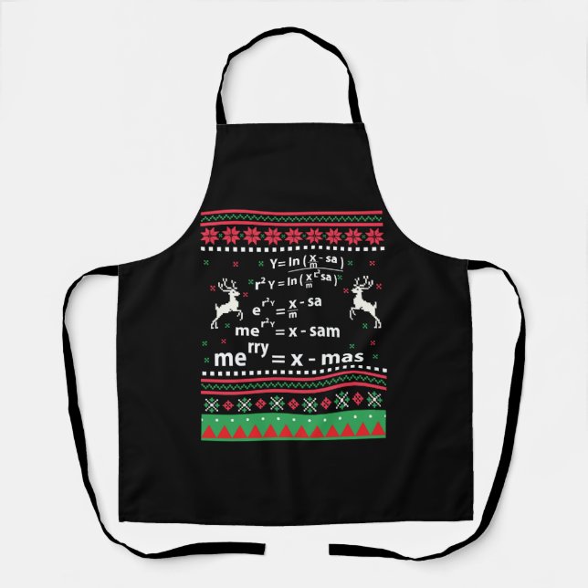 MATH CHRISTMAS APRON (Front)